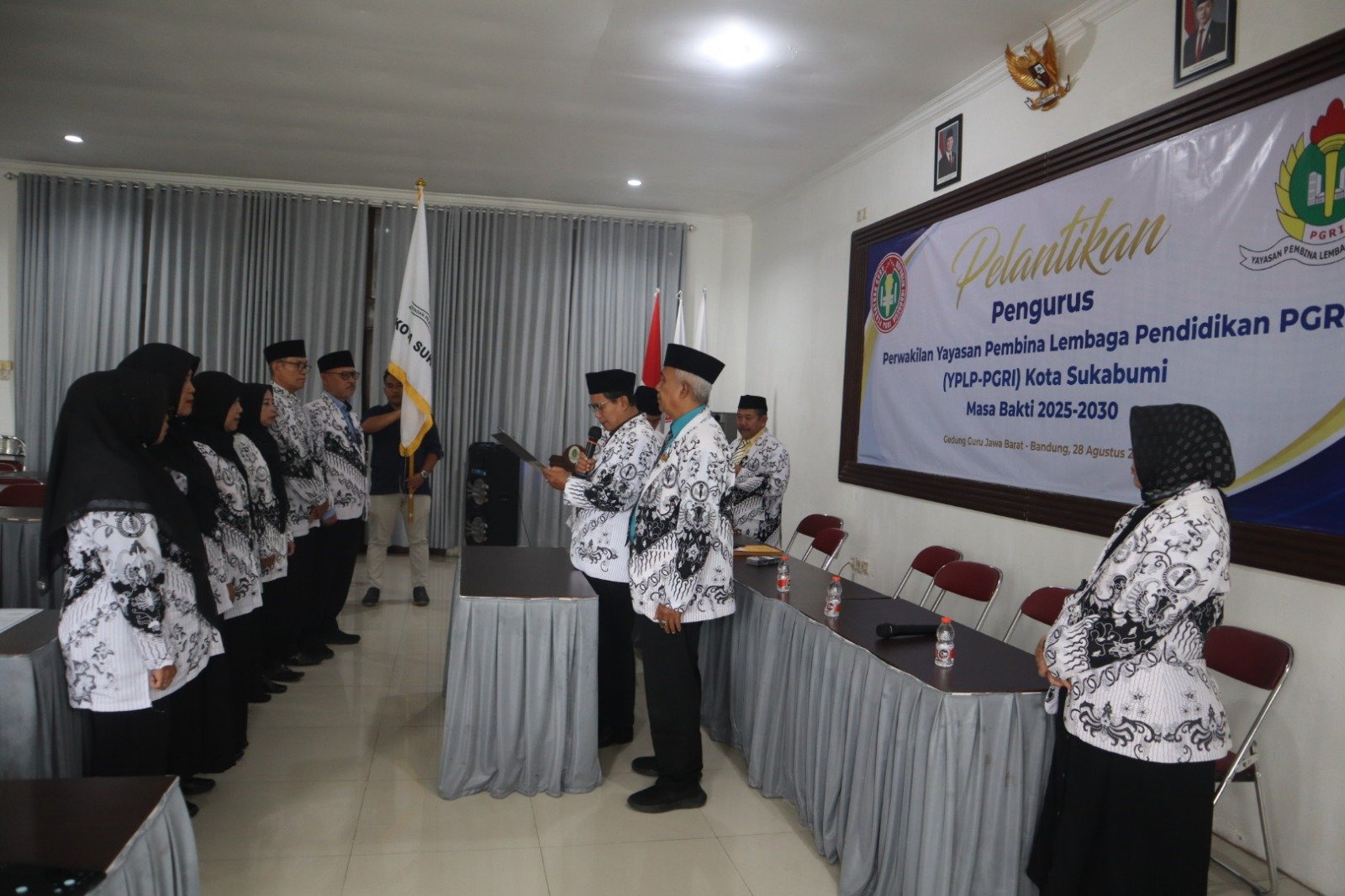 Pelantikan Pengurus Perwakilan YPLP PGRI Kota Sukabumi